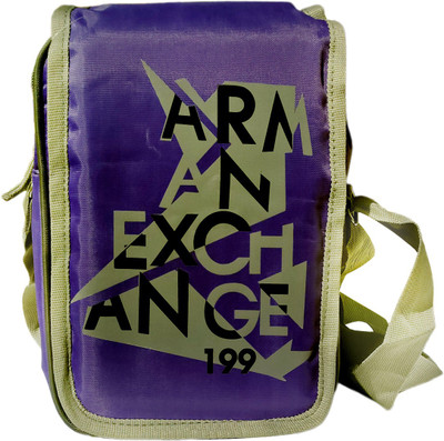 Aoking Men Casual Purple Polyester Sling Bag