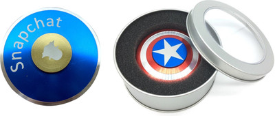 S.Blaze Combo of 2 Rounded Shields Captain America + Snapchat Fidget Spinner Toy for Kids & Adults(Multicolor)
S.Blaze Combo of 2 Rounded Shields Captain America + Snapchat Fidget Spinner Toy for Kids & Adults(Multicolor)