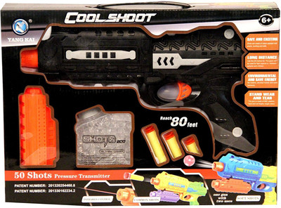 Toyshine Toy Gun with Jelly Shots and Soft Foam Bullets with laser light(Multicolor)
Toyshine Toy Gun with Jelly Shots and Soft Foam Bullets with laser light(Multicolor)