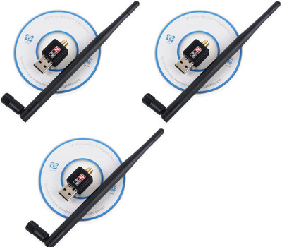ReTrack SET OF 3PC 802.IIN Wireless WiFi Dongle With Antenna And CD USB Adapter(Black)
ReTrack SET OF 3PC 802.IIN Wireless WiFi Dongle With Antenna And CD USB Adapter(Black)