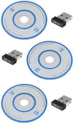 ReTrack SET OF 3PC Mini 2.4Ghz Wireless Wifi Dongle 802.11n With CD USB Adapter(Red, Black)
ReTrack SET OF 3PC Mini 2.4Ghz Wireless Wifi Dongle 802.11n With CD USB Adapter(Red, Black)