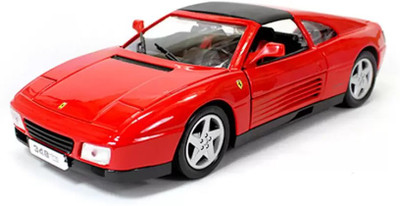 Bburago Ferrari 348TS, Diecast Scale Model Car, Scale 1:18, Color - Red(Red)