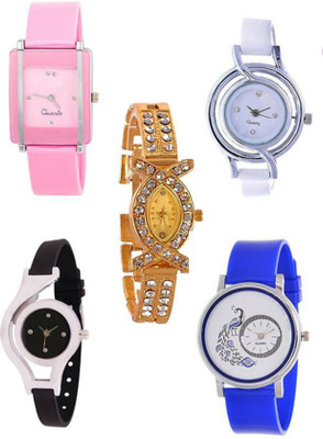 keepkart Multicolour Stylish New Generation Combo Pack Of - 5 For Women And Girls Watch - For Girls
keepkart Multicolour Stylish New Generation Combo Pack Of - 5 For Women And Girls Watch - For Girls