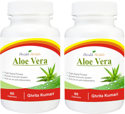 Shivalik Herbals Aloe Vera-Ghritkumari 120 Capssules All Type Skin's Care(60 g)
Shivalik Herbals Aloe Vera-Ghritkumari 120 Capssules All Type Skin's Care(60 g)