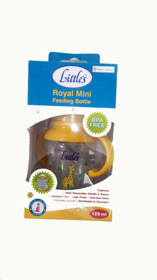 Littles Royal Mini Feeding Bottle - 120 ml(Yellow)
