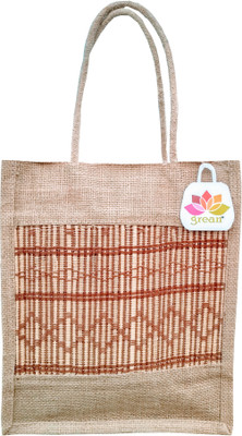 GREAN GRNLB027 Lunch Bag(Beige, 12 inch)
