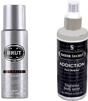 Brut IDENTITY with SHEER SECRET ADDICTION MEN(Set of 2)