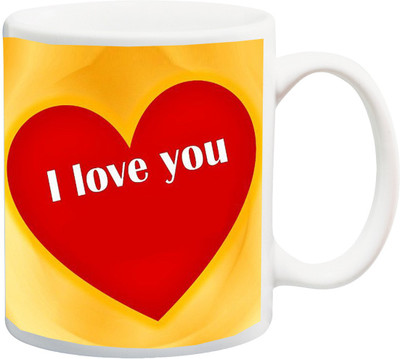 Stylotrendz Beautiful I Love You in Red and Yellow Printed Coffee Ceramic Mug(325 ml), White
Stylotrendz Beautiful I Love You in Red and Yellow Printed Coffee Ceramic Mug(325 ml), White