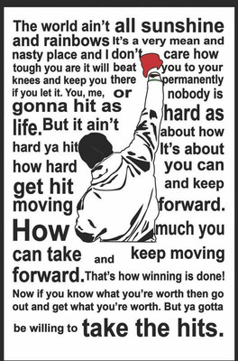 Poster Rocky Balboa Quote Paper Print Print Poster on LARGE PRINT 36X24 INCHES Photographic Paper(36 inch X 24 inch, Rolled)
Poster Rocky Balboa Quote Paper Print Print Poster on LARGE PRINT 36X24 INCHES Photographic Paper(36 inch X 24 inch, Rolled)