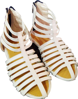 Fashionitz Women White Flats