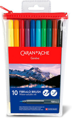 Caran dAche 186.710 Fibralo Fibre Tipped Brush Nib Sketch Pens(Set of 10, Multicolor)
Caran dAche 186.710 Fibralo Fibre Tipped Brush Nib Sketch Pens(Set of 10, Multicolor)