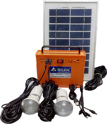 Belifal Solar Home Lighting System/Solar PowerPack With 54 Watts Battery & DC Bulbs & Solar Panel Solar Light Set(Free Standing)
Belifal Solar Home Lighting System/Solar PowerPack With 54 Watts Battery & DC Bulbs & Solar Panel Solar Light Set(Free Standing)