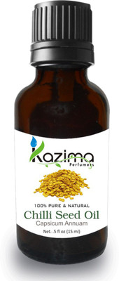 KAZIMA Chilli Seed Essential Oil (15ML) Pure Natural For Skin Care & Hair Treatment(15 ml)
KAZIMA Chilli Seed Essential Oil (15ML) Pure Natural For Skin Care & Hair Treatment(15 ml)