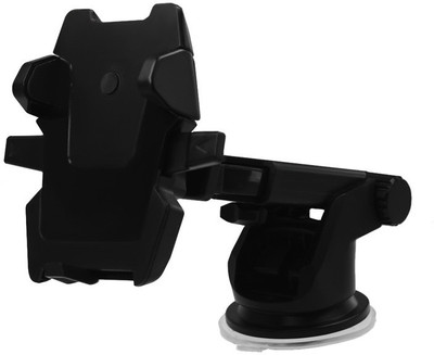 interio Car Mobile Holder for Windshield, Dashboard(Black)