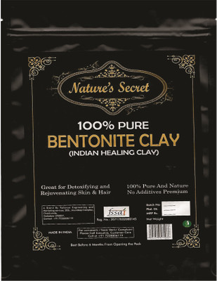 Nature's Secret Natures Secret Bentonite Clay Powder Organic. Use for Clay Mask Detox Etc. Healing Detoxifying Useful on Oily Skin. Cosmetic-grade. Face & Body Detox. Supports Eye Health(300 g)
Nature's Secret Natures Secret Bentonite Clay Powder Organic. Use for Clay Mask Detox Etc. Healing Detoxifying Useful on Oily Skin. Cosmetic-grade. Face & Body Detox. Supports Eye Health(300 g)