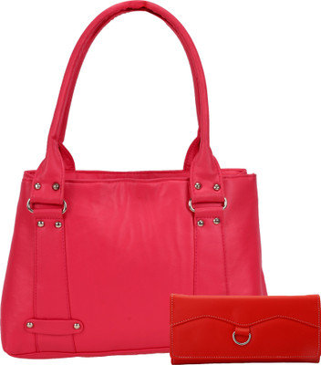 Lady bar Hand-held Bag(Pink)