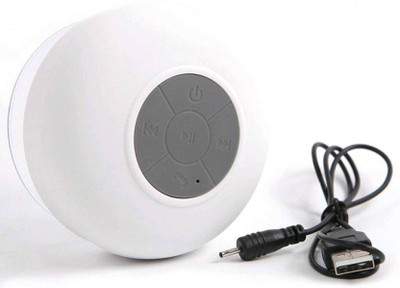 Vellora Bluetooth Speaker Wh-008 3 W Portable Bluetooth Speaker(White, 2.1 Channel)