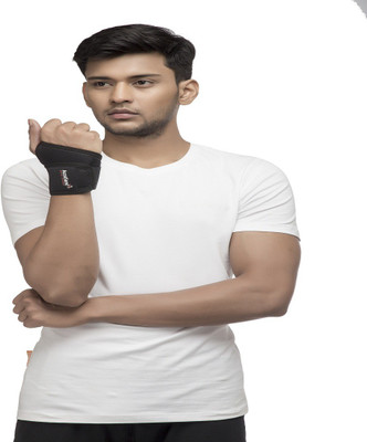 AccuSure ORTHO SUPPORT ELASTIC WRIST BRACE (WITH THUMB) Wrist Support(Black
