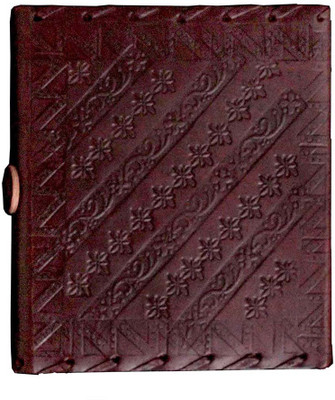 iHandikart A5 Diary(Handmade Paper, Brown)