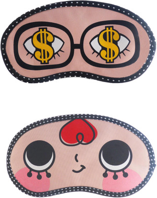 Jenna Dollar-RedHairCartoon Travel Sleeping Eye Cover Blindfold (Pack of 2)(2 g)