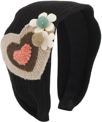 Fayon Fashion Statement Black woolen Heart Hair Band(Black)
Fayon Fashion Statement Black woolen Heart Hair Band(Black)