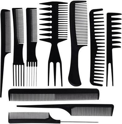 BS-MALL Styling Comb Set Variety Pack Great for All Hair Types & Styles Set 0f 10 Pcs
BS-MALL Styling Comb Set Variety Pack Great for All Hair Types & Styles Set 0f 10 Pcs