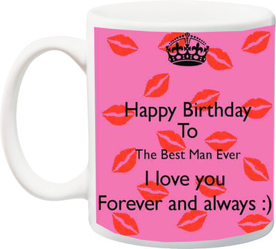 Stylotrendz Happy Birthday to the best man ever gift for future hubby or Husband Ceramic Mug(325 ml), Multicolor
Stylotrendz Happy Birthday to the best man ever gift for future hubby or Husband Ceramic Mug(325 ml), Multicolor
