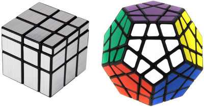 Emob Magic Rubik Silver Mirror & Megaminx Cube Combo Puzzle Cube Brainstorming Game Toy With Black Base & Neon Color(2 Pieces)
Emob Magic Rubik Silver Mirror & Megaminx Cube Combo Puzzle Cube Brainstorming Game Toy With Black Base & Neon Color(2 Pieces)