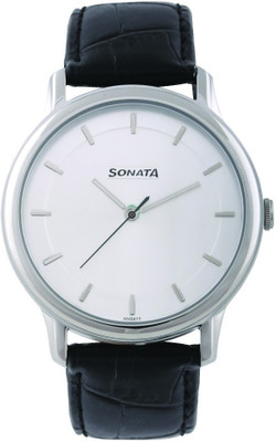Sonata 7128SL01 Sleek Watch - For Men