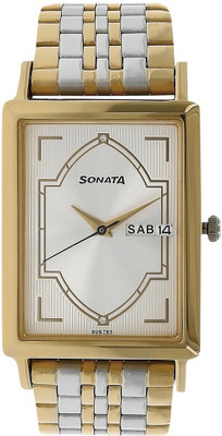 Sonata 77003BM01 Watch - For Men