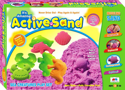 GRAPPLE DEALS Active Sand Sea Creature Play Set Modeling Sand Never Dries Out For Kids.
GRAPPLE DEALS Active Sand Sea Creature Play Set Modeling Sand Never Dries Out For Kids.
