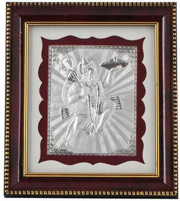 Amman Gold & Diamond LLP 999 Pure Silver Hanuman Photo Frame Decorative Showpiece - 14 cm(Silver, Brown)
Amman Gold & Diamond LLP 999 Pure Silver Hanuman Photo Frame Decorative Showpiece - 14 cm(Silver, Brown)