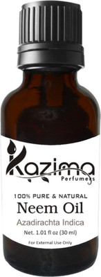 KAZIMA Neem Carrier Oil (30ml) Pure Natural For Skin care & Hair treatment Hair Oil(30 ml)
