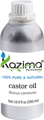 KAZIMA Castor Cold Pressed Carrier Oil (500ML) Pure Natural For Skin care & Hair treatment Hair Oil(500 ml)
KAZIMA Castor Cold Pressed Carrier Oil (500ML) Pure Natural For Skin care & Hair treatment Hair Oil(500 ml)