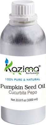 KAZIMA Pumpkin Seed Cold Pressed Carrier Oil (1000ML) Pure Natural For Skin care & Hair treatment Hair Oil(1000 ml)
KAZIMA Pumpkin Seed Cold Pressed Carrier Oil (1000ML) Pure Natural For Skin care & Hair treatment Hair Oil(1000 ml)