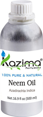 KAZIMA Neem Cold Pressed Carrier Oil (500ML) Pure Natural For Skin care & Hair treatment Hair Oil(500 ml)
KAZIMA Neem Cold Pressed Carrier Oil (500ML) Pure Natural For Skin care & Hair treatment Hair Oil(500 ml)