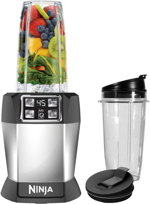 Ninja Auto-iQ (1000 Watts) + Coffee & Spice Grinder (Dry) 1000 W Mixer Grinder(Silver, 3 Jars)
Ninja Auto-iQ (1000 Watts) + Coffee & Spice Grinder (Dry) 1000 W Mixer Grinder(Silver, 3 Jars)