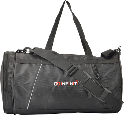 INFINITI Trendy Gym Bag (Black)(Black, Kit Bag)