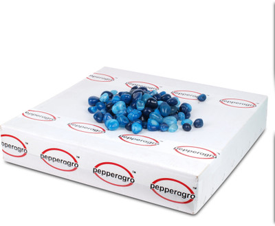 Pepper Agro Pebbles Stones for Decoration / Garden / Table / Aquarium 10 to 15 mm Onyx Blue Pebble, 1.9 Kg Polished Oval Onyx Pebbles(Blue 1.9 kg)
Pepper Agro Pebbles Stones for Decoration / Garden / Table / Aquarium 10 to 15 mm Onyx Blue Pebble, 1.9 Kg Polished Oval Onyx Pebbles(Blue 1.9 kg)
