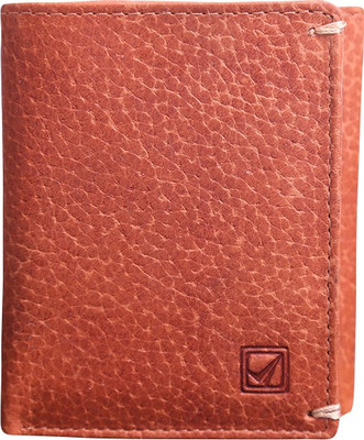 Style 98 Men Brown Genuine Leather Wallet(5 Card Slots)