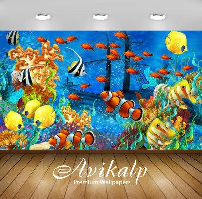 Avikalp Nature Wallpaper(60.96 cm X 91.44 cm)
