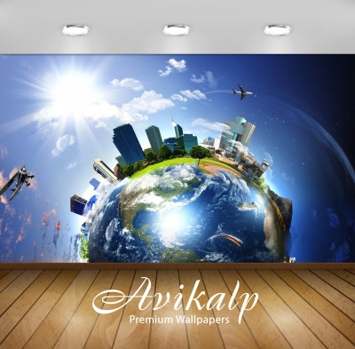Avikalp Nature Wallpaper(60.96 cm X 91.44 cm)