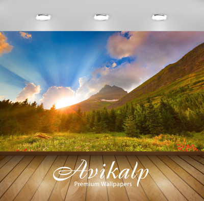 Avikalp Nature Wallpaper(60.96 cm X 91.44 cm)