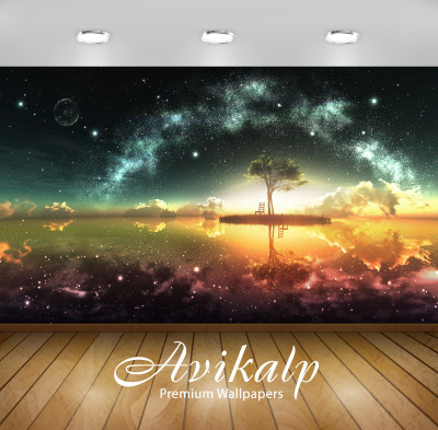 Avikalp Nature Wallpaper(304.8 cm X 365.76 cm)
