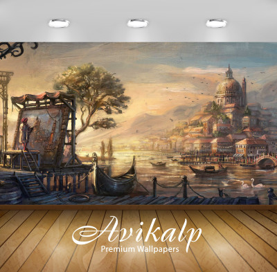 Avikalp Nature Wallpaper(60.96 cm X 91.44 cm)