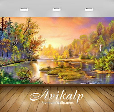 Avikalp Nature Wallpaper(60.96 cm X 91.44 cm)