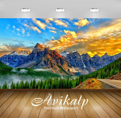 Avikalp Nature Wallpaper(60.96 cm X 91.44 cm)