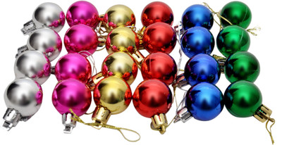 Sunshine Gifting 24 Pcs Christmas Tree Decoration, Balls, Multi-color Ornamental Bells Pack of 1
Sunshine Gifting 24 Pcs Christmas Tree Decoration, Balls, Multi-color Ornamental Bells Pack of 1