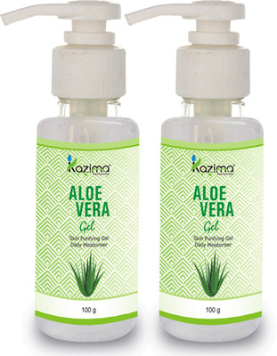 KAZIMA Pure Natural Aloe Vera Gel 100 Gram (Pack of 2) - Ideal for Skin Treatment, Face, Acne, Hair Treatment(100 g)
KAZIMA Pure Natural Aloe Vera Gel 100 Gram (Pack of 2) - Ideal for Skin Treatment, Face, Acne, Hair Treatment(100 g)