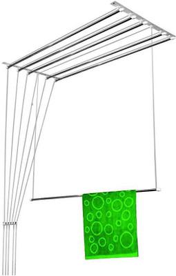 kaarq Rust proof 6 pipe x 5 feet individual dropdown Deluxe Stainless steel Ceiling Clothes Hanger Roof Mount Stainless Steel Ceiling Cloth Dryer Stand(Steel)
kaarq Rust proof 6 pipe x 5 feet individual dropdown Deluxe Stainless steel Ceiling Clothes Hanger Roof Mount Stainless Steel Ceiling Cloth Dryer Stand(Steel)